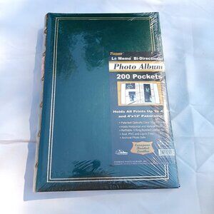 Pioneer Bonded Leather 200 Pocket Photo Album 4"x6" & 4"x12" Panoramic BTA204L2